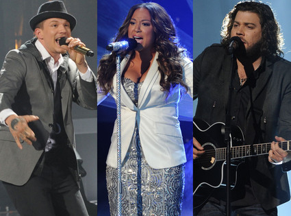 Josh Krajcik, Melanie Amaro, Chris Rene Josh Krajcik, Melanie Amaro, Chris Rene